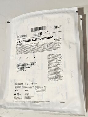 V.A.C. Simplace Dressing Medium with Granufloam Spiral